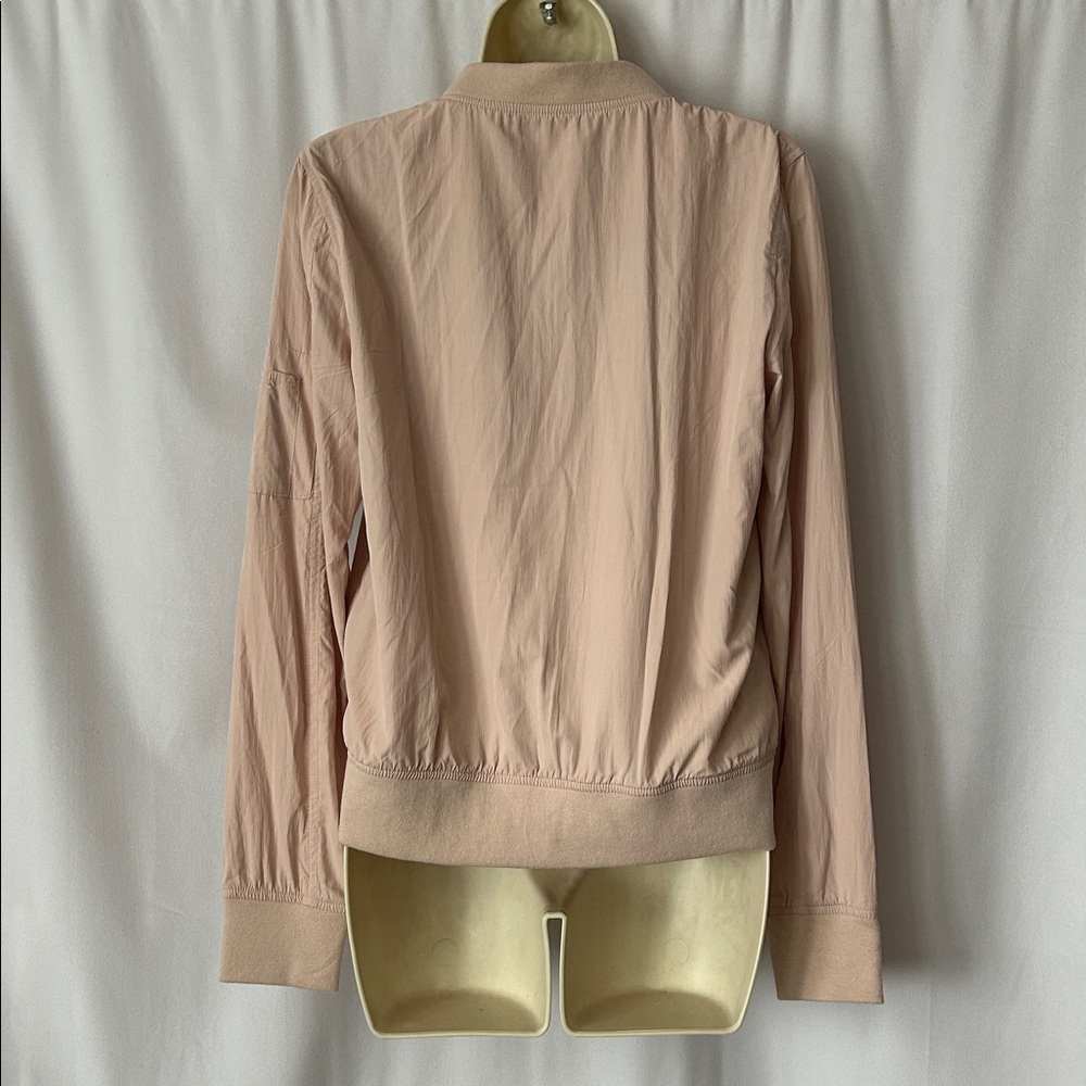 Shasa NWT Blush Pink Outerwear Zip Light Long Sleeve Jacket Coat **Size S** 🌸🌸 - Picture 2 of 5